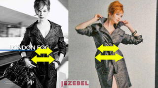 Illustration for article titled Not Even Christina Hendricks Is Safe From Photoshop